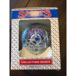 New England Patriots Vintage Topperscot Christmas Ornament NFL Collectors Series